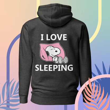 I Love Sleeping Snoopy Hoodie