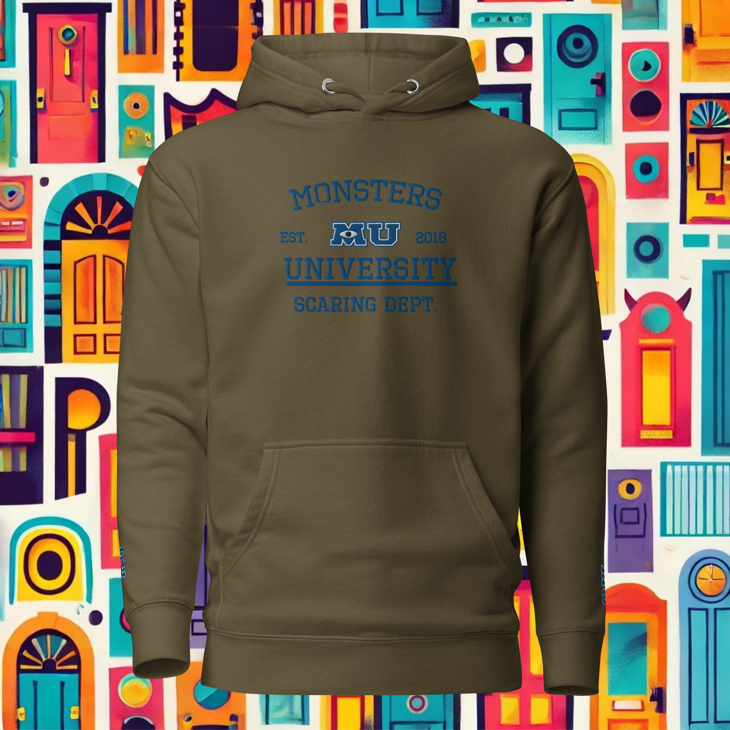 Monsters University Embroidery Hoodie