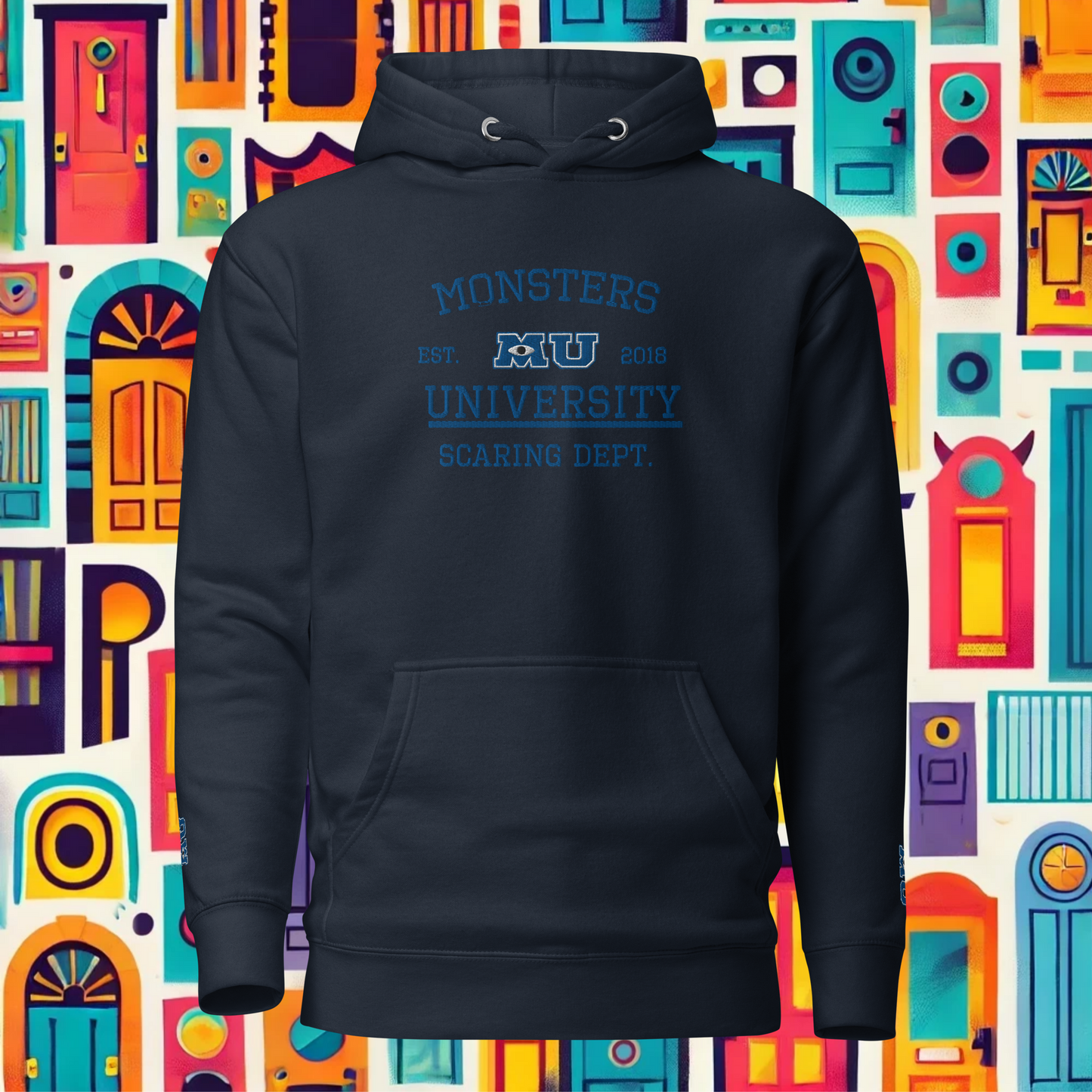 Monsters University Embroidery Hoodie